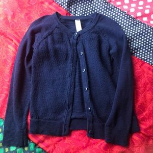Navy blue cardigan